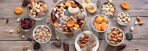 Mixed nuts and dried fruits