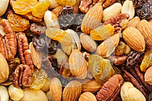 Mixed Nuts Healthy snack close up