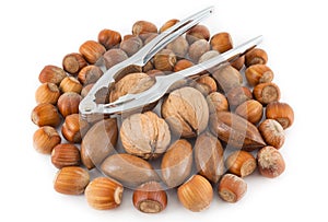 Mixed nuts and nutcracker