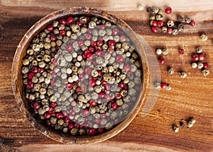 Mixed peppercorns