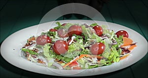 Mixed salad with cherry tomatoes