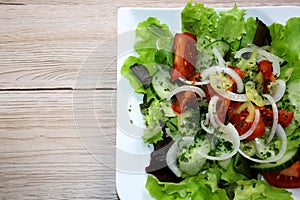 Mixed salad - gemischter Salat photo