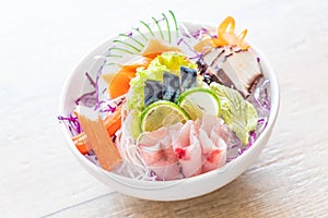 mixed sashimi set