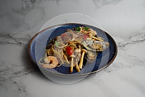 Mixed Seafood Aglio Olio