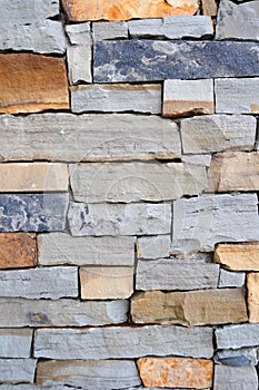 Mixed Stone Wall Background Texture