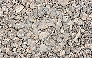 Mixed stones, shingle and pebbles