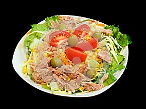 Mixed tuna salad