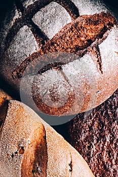 Mixed whole grain health breads