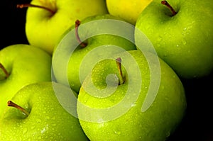 Mixed Whole Green Apples