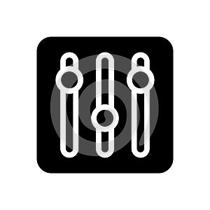 Mixer  glyph flat icon