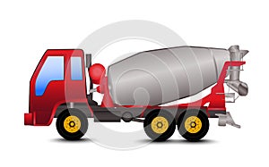 Mixer Truck Cartoon