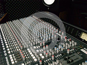 Mixing Board Sliders and Knobs