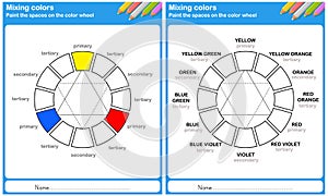 Mixing color - Paint the color