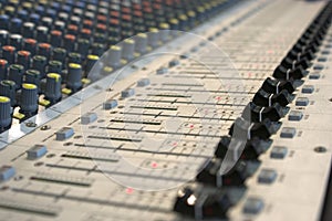 Mixing console