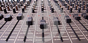 Mixing console