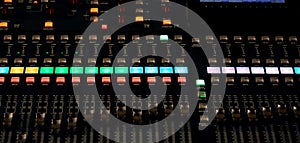 Mixing Console e of a big HiFi system