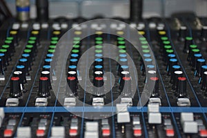 mixing console photo
