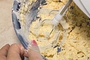 Mixing Dough