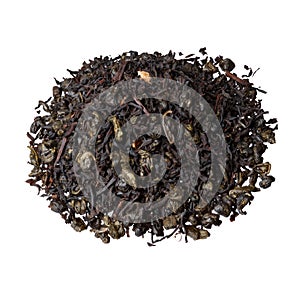 A mixture of classic black Ceylon tea and gunpowder tea with rich green apple, bergamot and sousep.