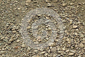 A mixture of clay and sand stones background