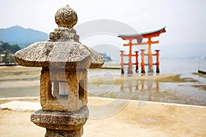 Miyajima, The famous Floating Torii gate, Japan.