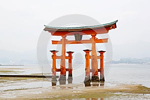 Miyajima, The famous Floating Torii gate, Japan.