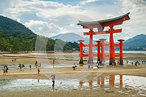 Miyajima gate at Hiroshima