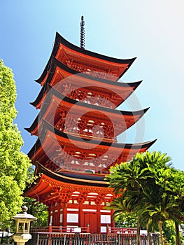 Miyajima Goju-no-to pagoda photo