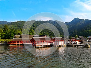 Miyajima Island, The famous Floating Torii gate in Japan