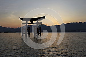 Miyajima is a small island of Hiroshima in Japan. It is most famous for its giant torii gate, which at high tide seems to float on