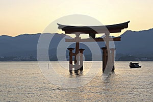 Miyajima is a small island of Hiroshima in Japan. It is most famous for its giant torii gate, which at high tide seems to float on