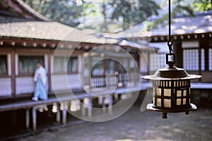 Miyajima temple candle