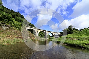 Miyamori bridge in Tono photo