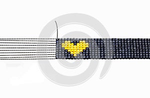 Miyuki knitting loom, miyuki wristband