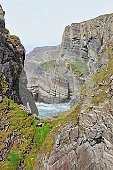 Mizen Head cliffs at the Atlantic coast