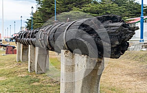 Mizzen mast of SS Great Britain in Stanley Falkland Islands