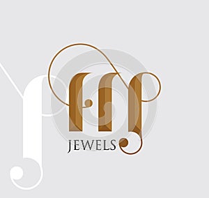MJ Jewels logo design in vector format