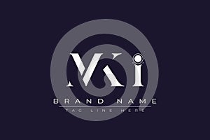 MKI abstract letter logo design