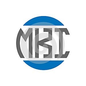 MKI letter logo design on white background. MKI creative initials circle logo concept. MKI letter design