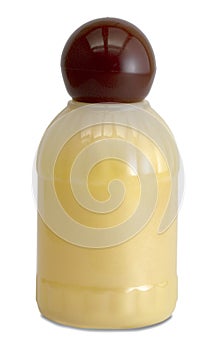 20ml plastic shampoo bottle isolated