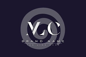 MLC abstract letter logo design