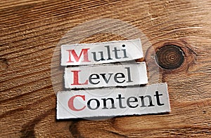 MLC- Multi Level Content