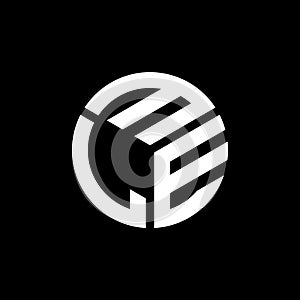 MLE letter logo design on black background. MLE creative initials letter logo concept. MLE letter design