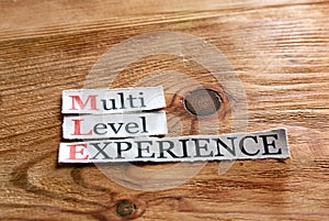 MLE- Multi Level Experience