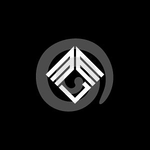 MLM letter logo design on black background. MLM creative initials letter logo concept. MLM letter design