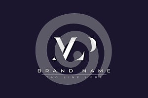 MLP abstract letter logo design