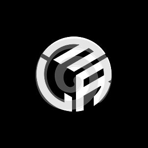 MLR letter logo design on black background. MLR creative initials letter logo concept. MLR letter design