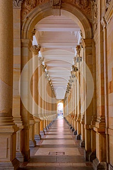 Mlynska kolonada at Karlovy Vary