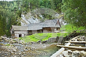 Mlyny - Oblazy v Kvačianské dolině na Slovensku.
