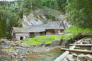Mlyny - Oblazy in Kvacianska valley in Slovakia.